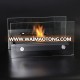 decorative fireplace, ethanol burner, metal fireplace with glass fence